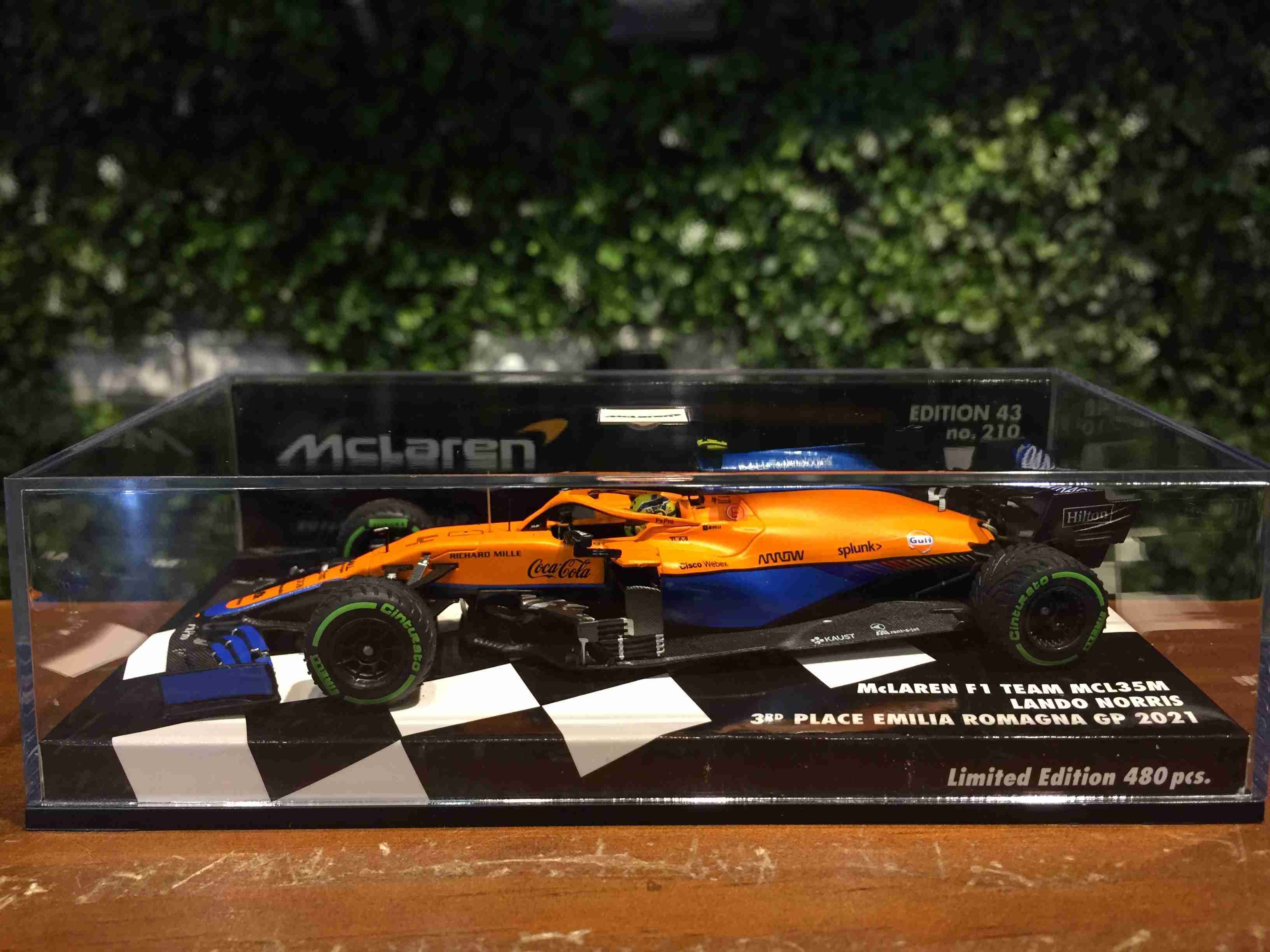 1/43 Minichamps McLaren MCL35M L.Norris 3rd 537214504【MGM】