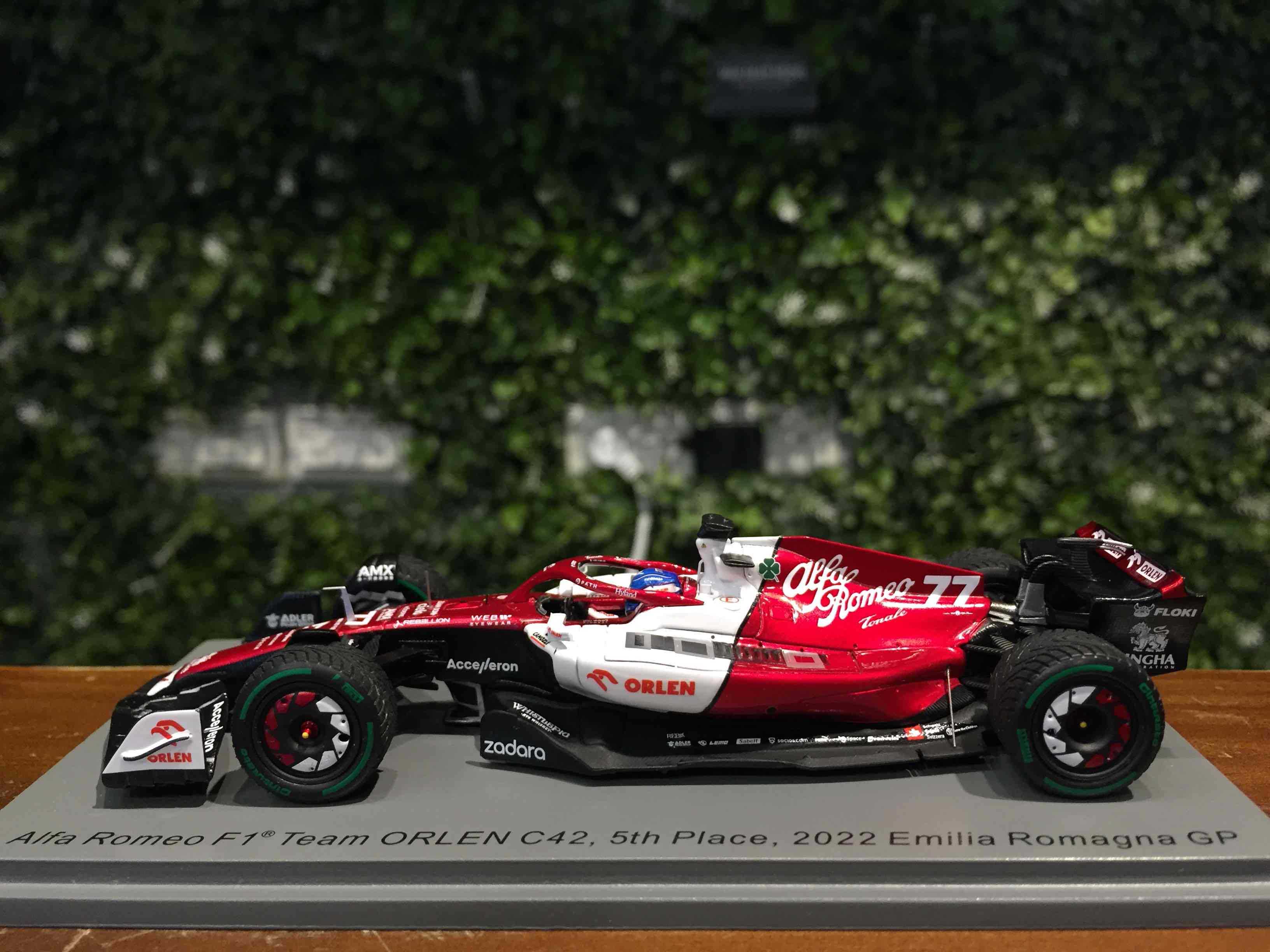 1/43 Spark Alfa Romeo C42 Valtteri Bottas 5th S8541【MGM】