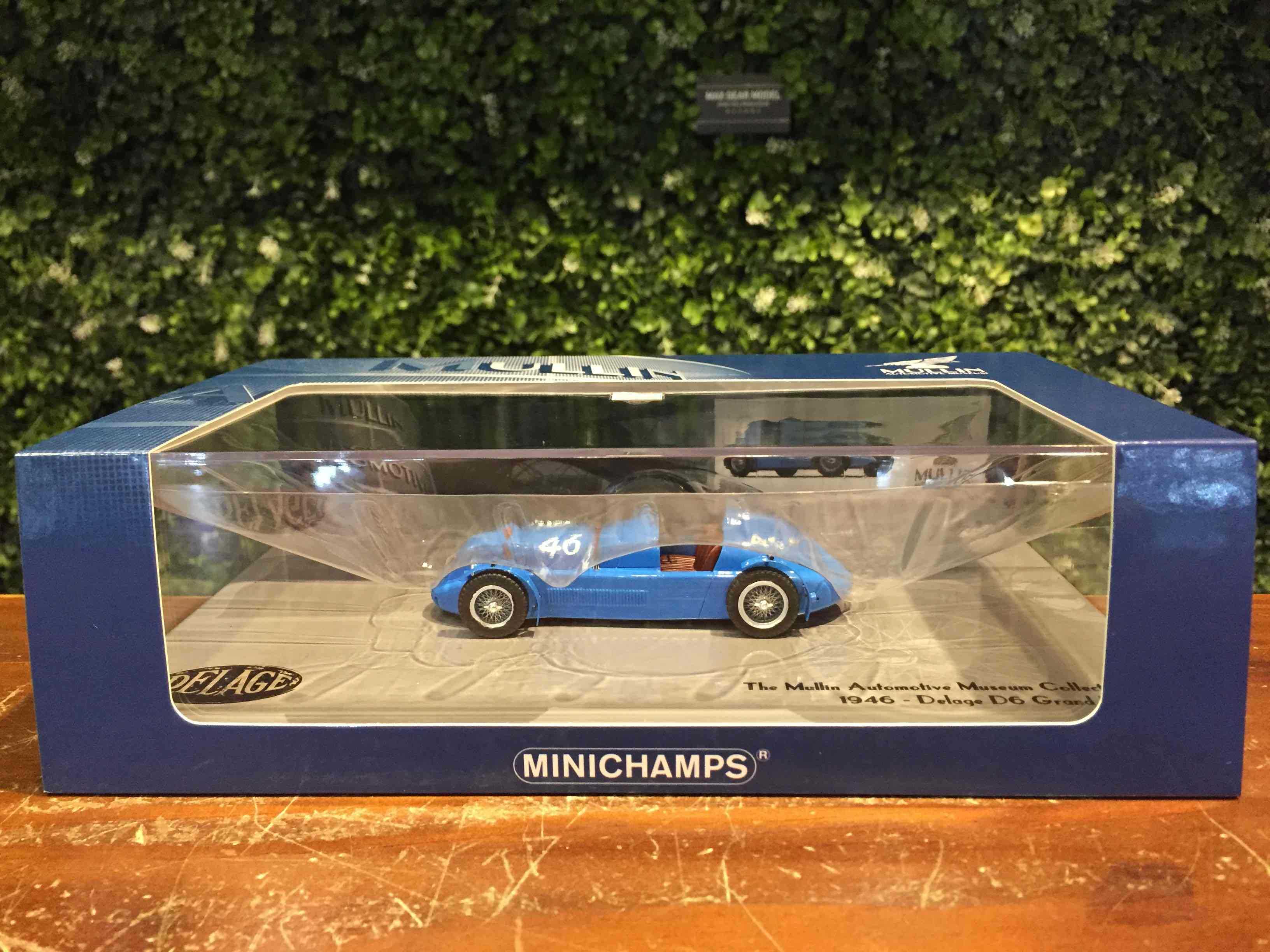 1/43 Minichamps Delage D6 1946 Mullin Museum 437461100【MGM】