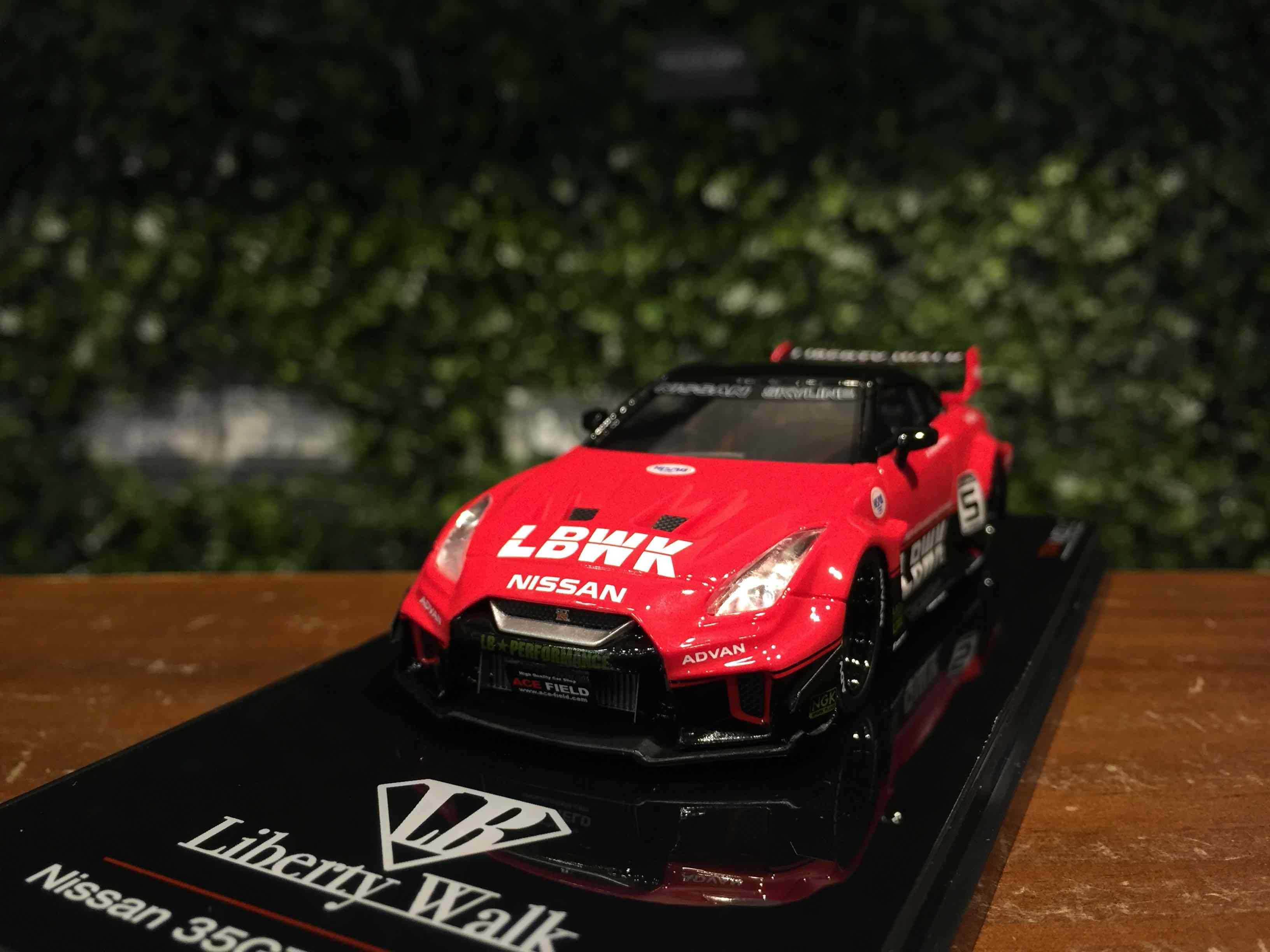 1/43 TSM LB-Silhouette 35GT-RR R35 Red/Black TSMV011【MGM】