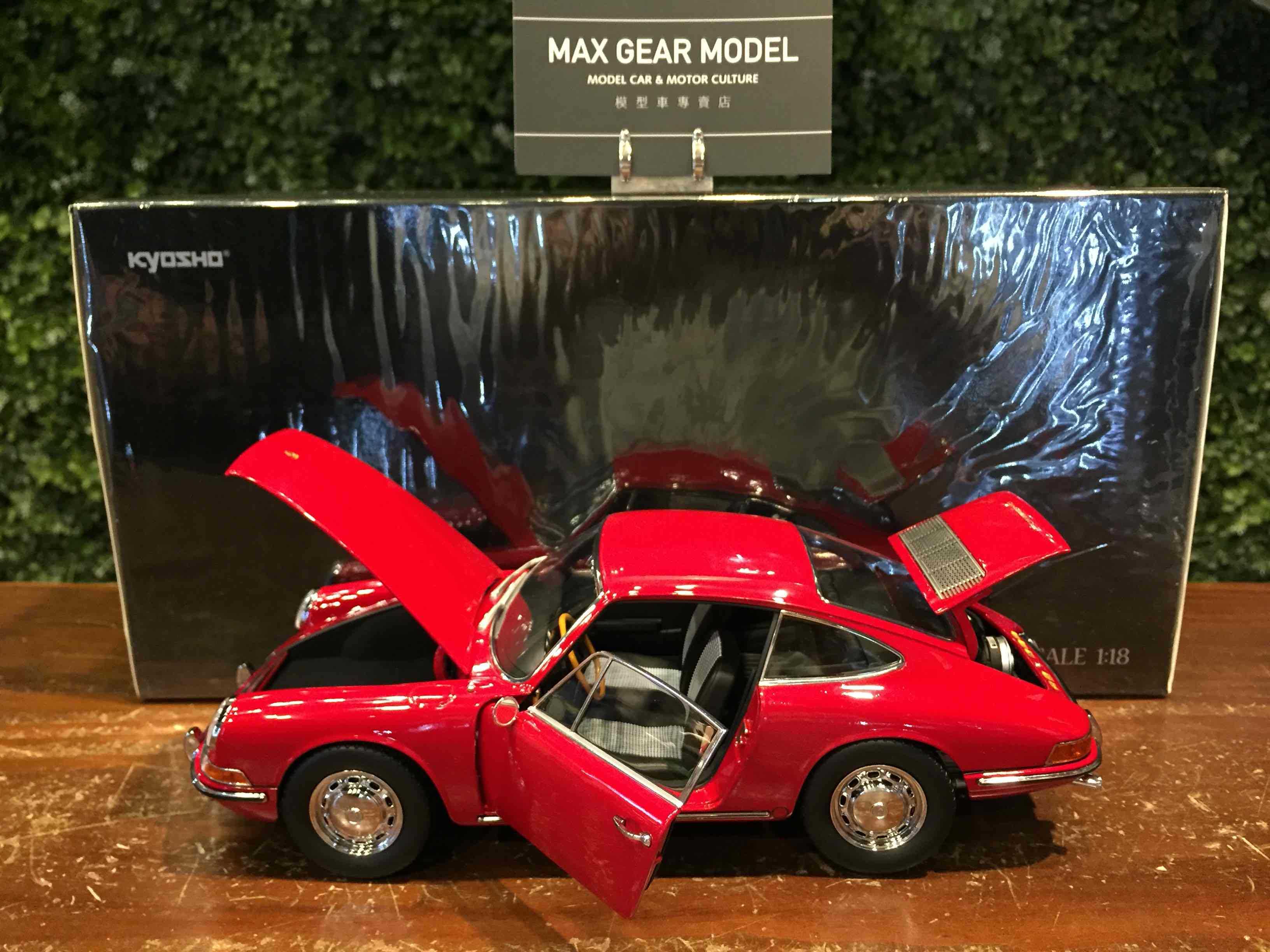 1/18 Kyosho Porsche 911 (901) 1964 Signal Red 08969R【MGM】