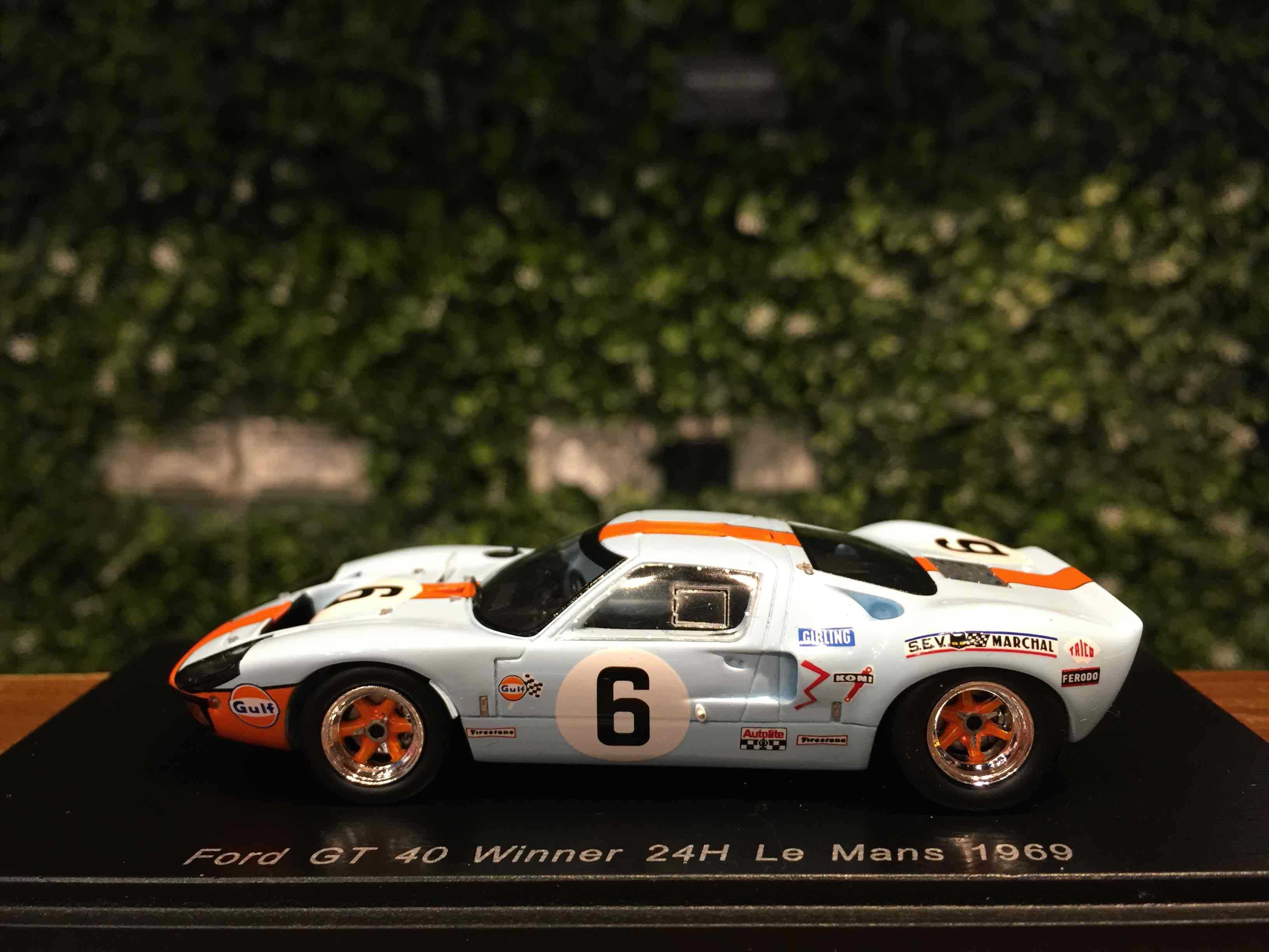 1/43 Spark Ford GT40 #6 Winner 24H LM 1969 43LM69【MGM】