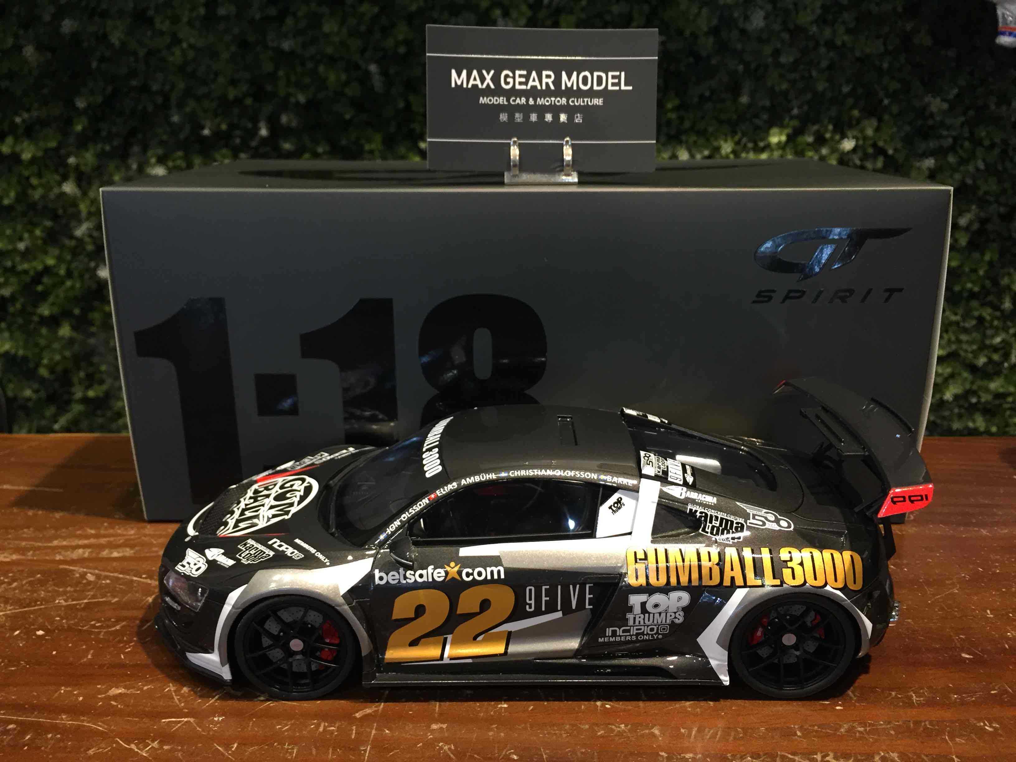 1/18 GT Spirit Audi R8 Gumball GT386【MGM】