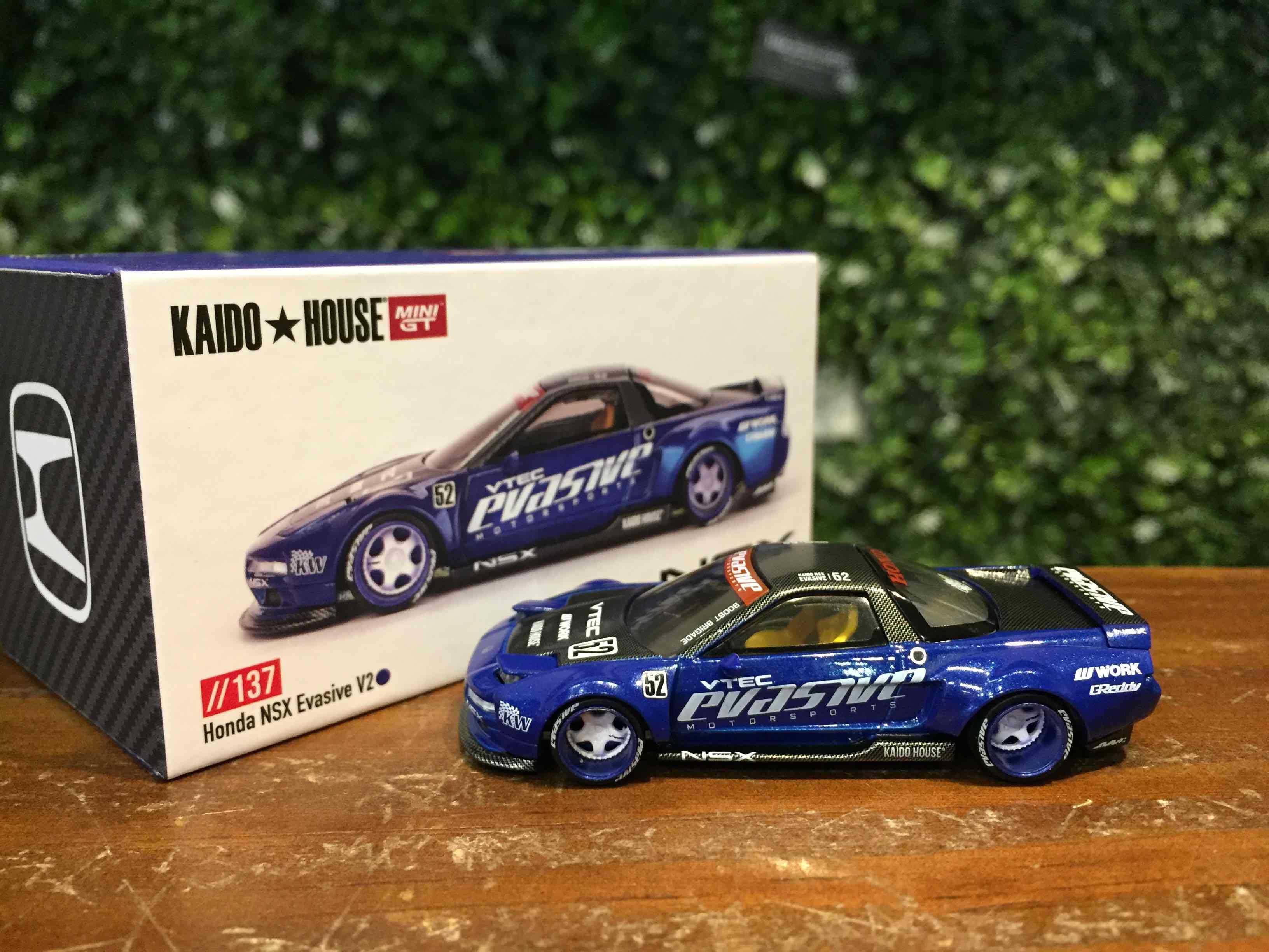 1/64 MiniGT Honda NSX Evasive V2 KHMG137【MGM】 - Max Gear Model