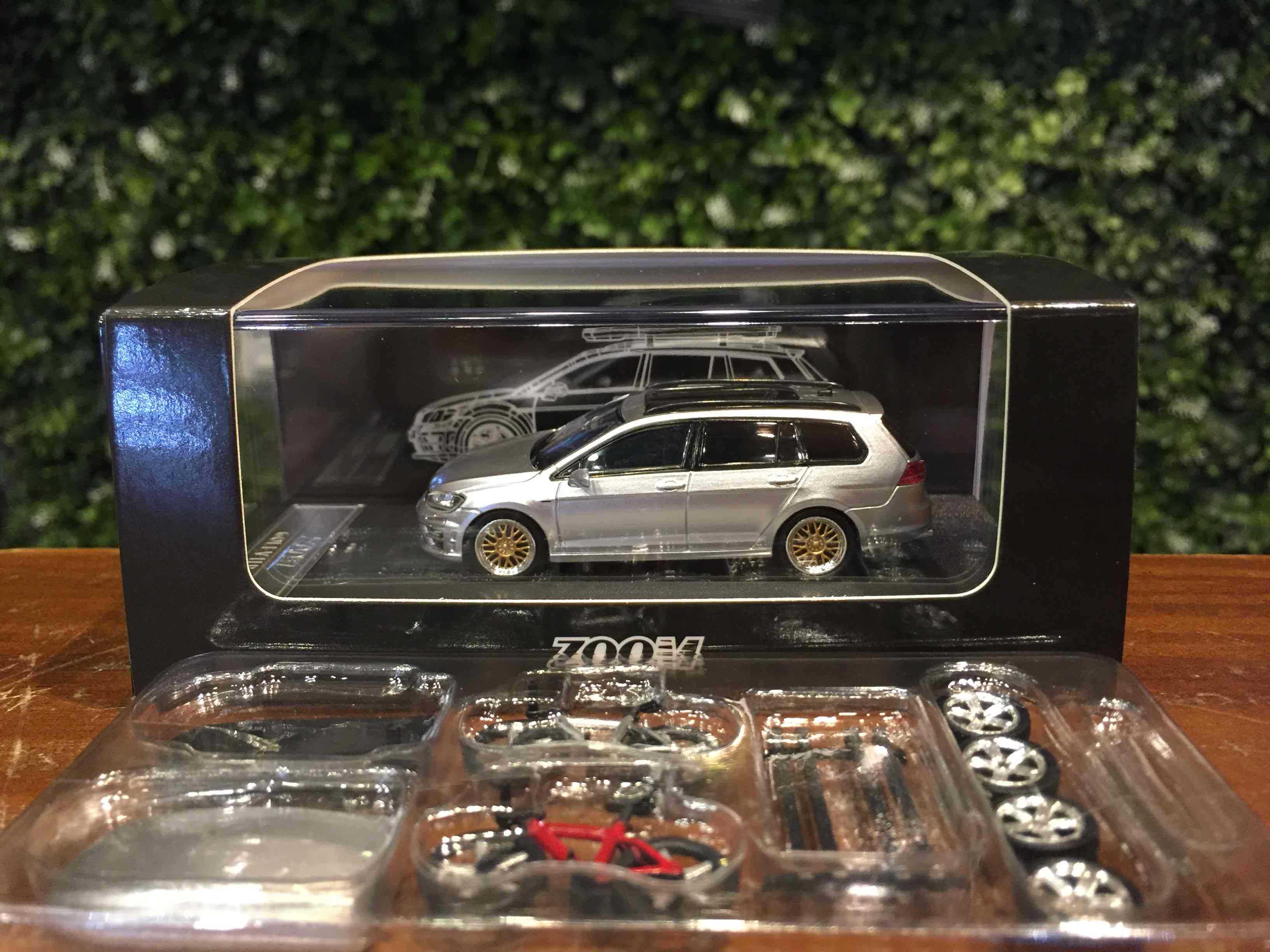 1/64 Zoom Volkswagen VW Golf 7 Variant Silver【MGM】