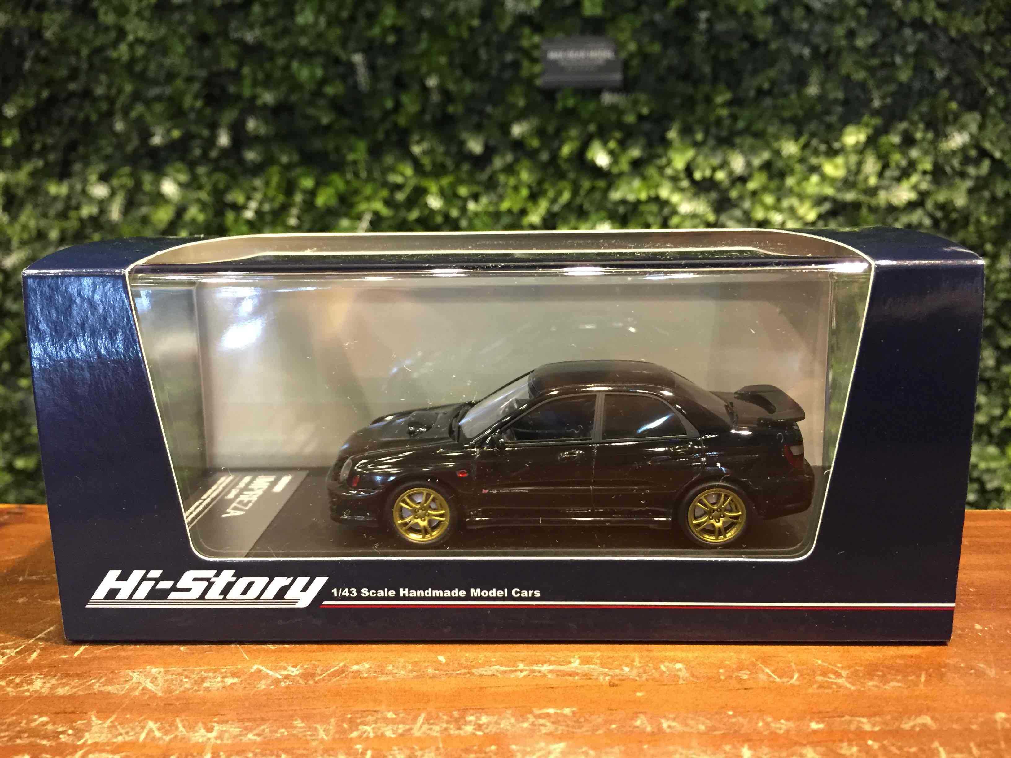 1/43 Hi-Story Subaru Impreza WRX STi 2001 Black HS401BK【MGM】