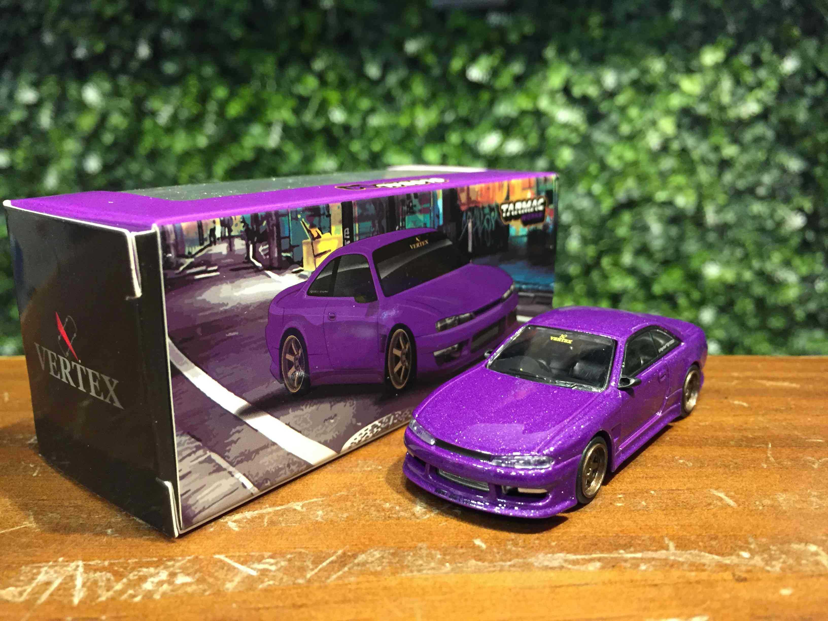 1/64 Tarmac Vertex Nissan Silvia S14 Purple T64G018PU【MGM】
