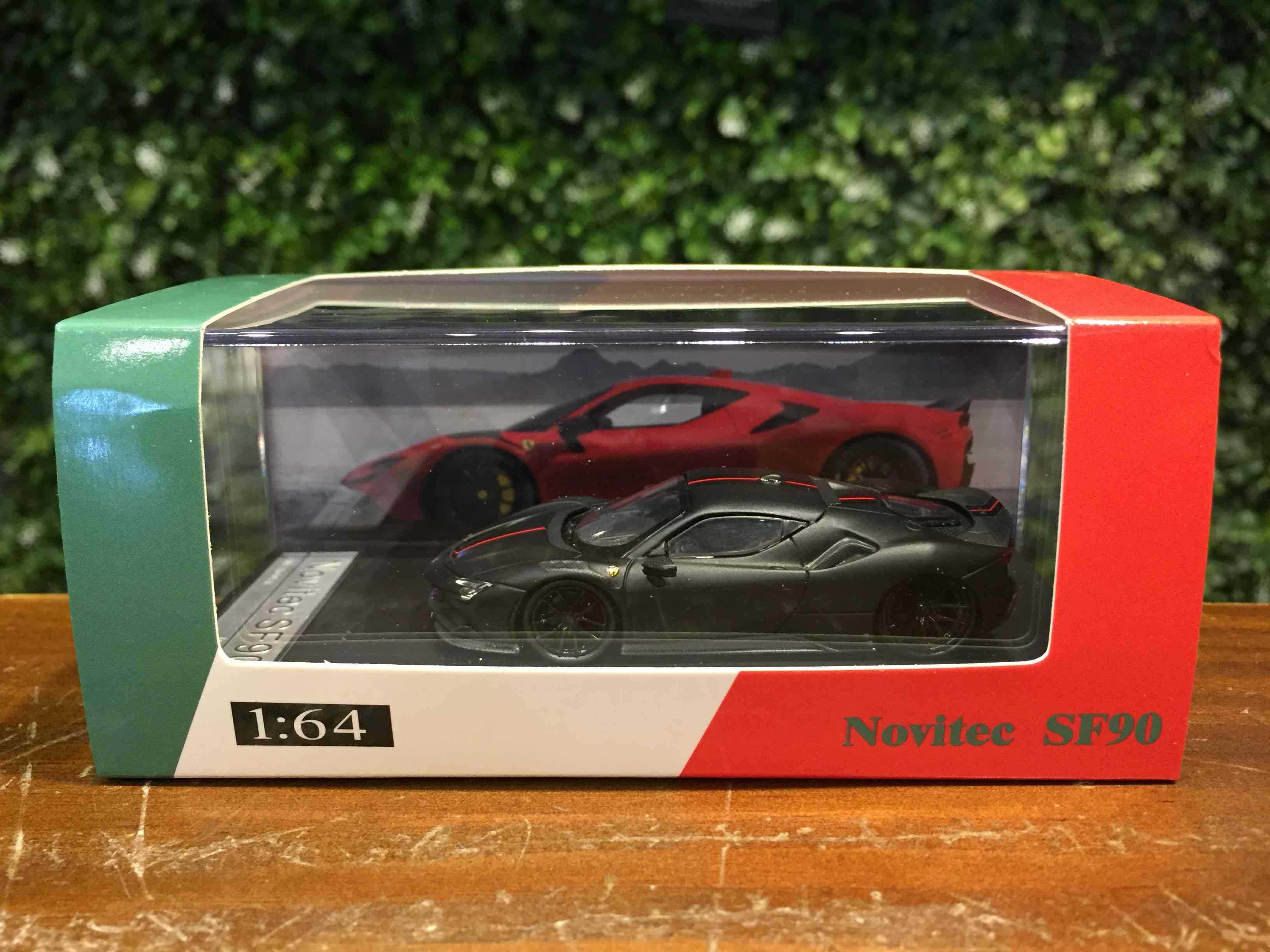 1/64 FineModel Ferrari SF90 Stradale Matte Black【MGM】