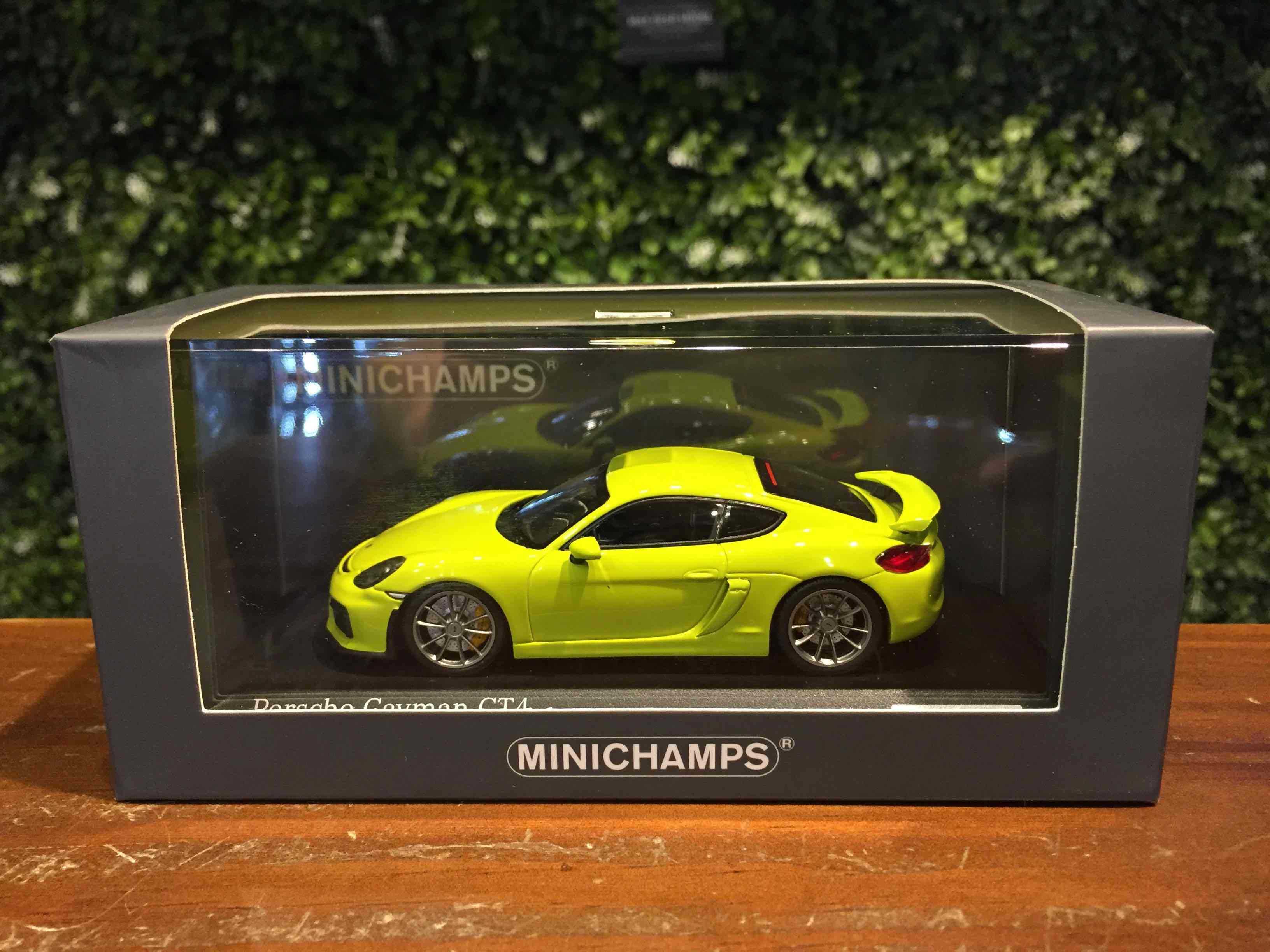 1/43 Minichamps Porsche 718 Cayman GT4 Green CA04316075【MGM】