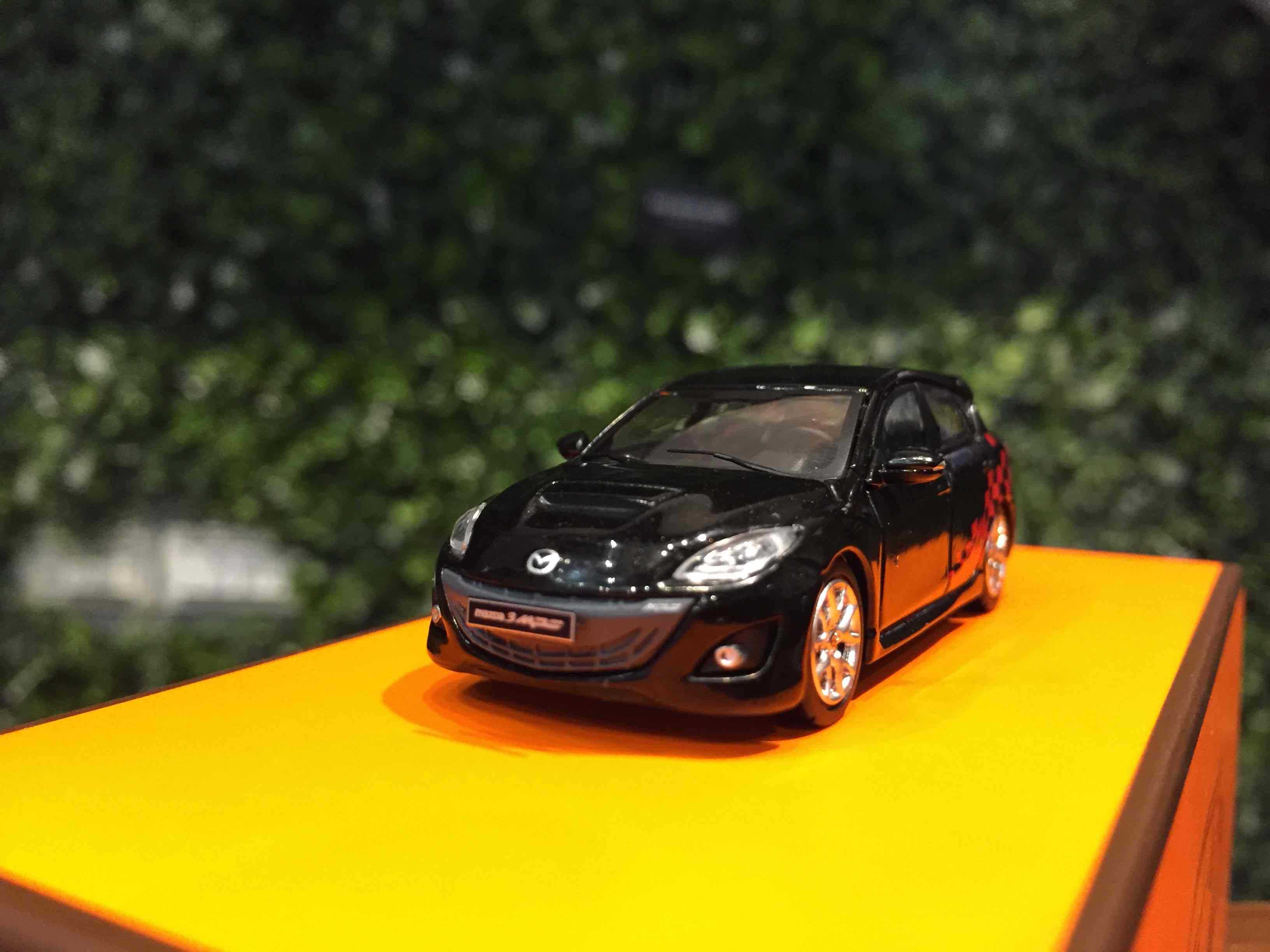 1/64 GCD Mazda 3 MPS Black KS043253【MGM】