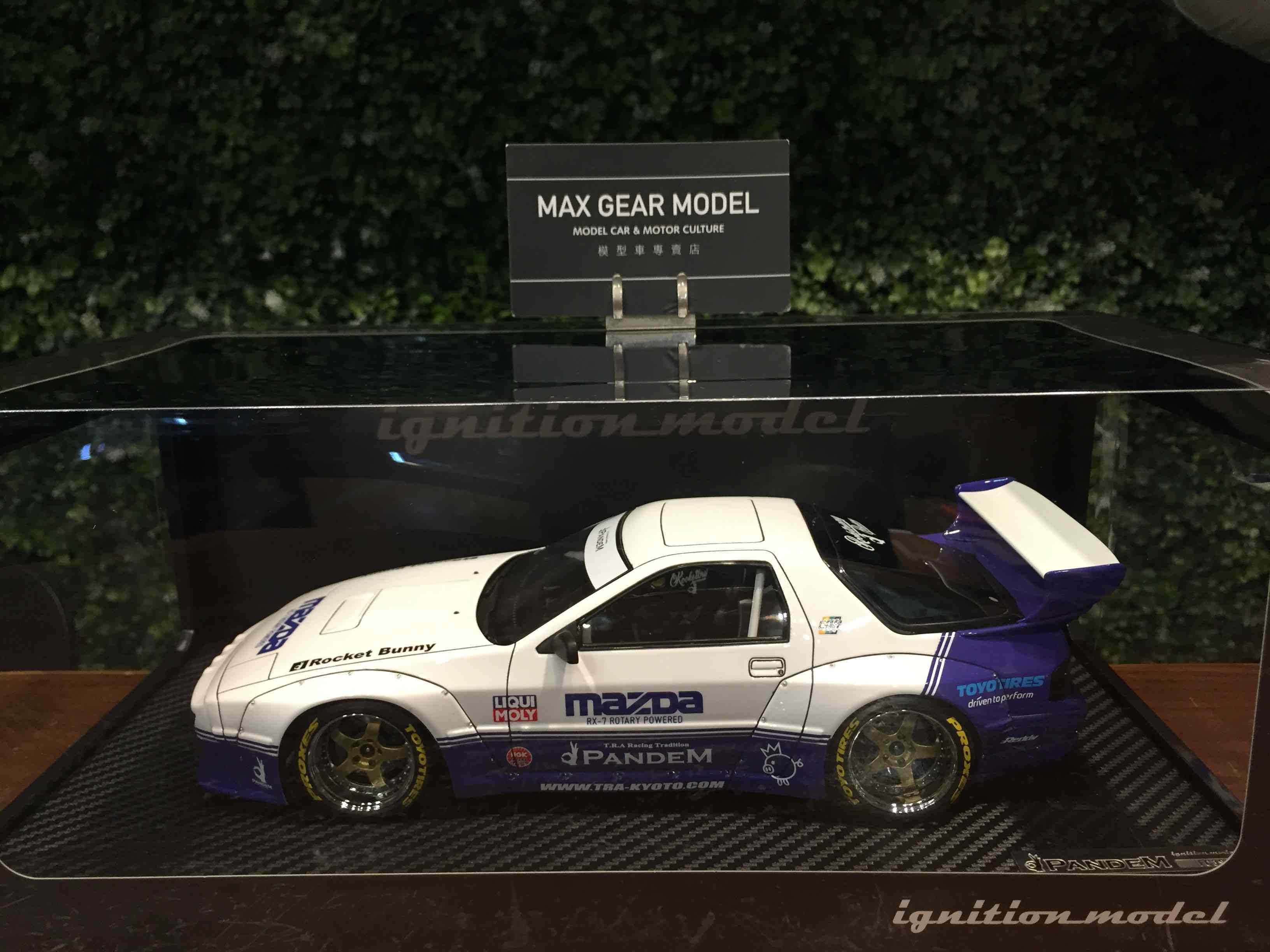 1/18 Ignition Pandem Mazda RX-7 (FC3S) White/PU IG2916【MGM】