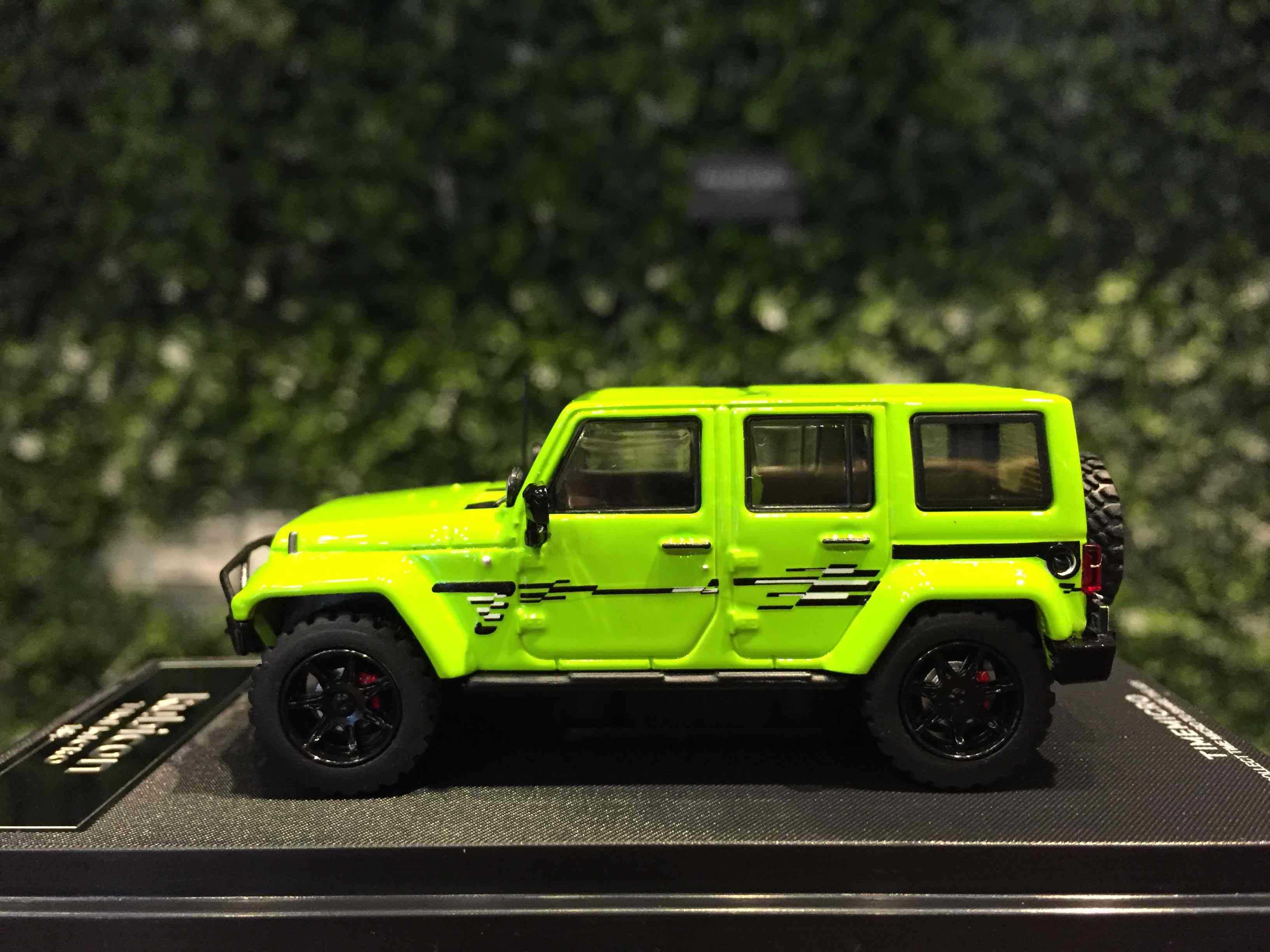 1/64 TimeModel Jeep Wrangler Rubicon Green TM640310【MGM】