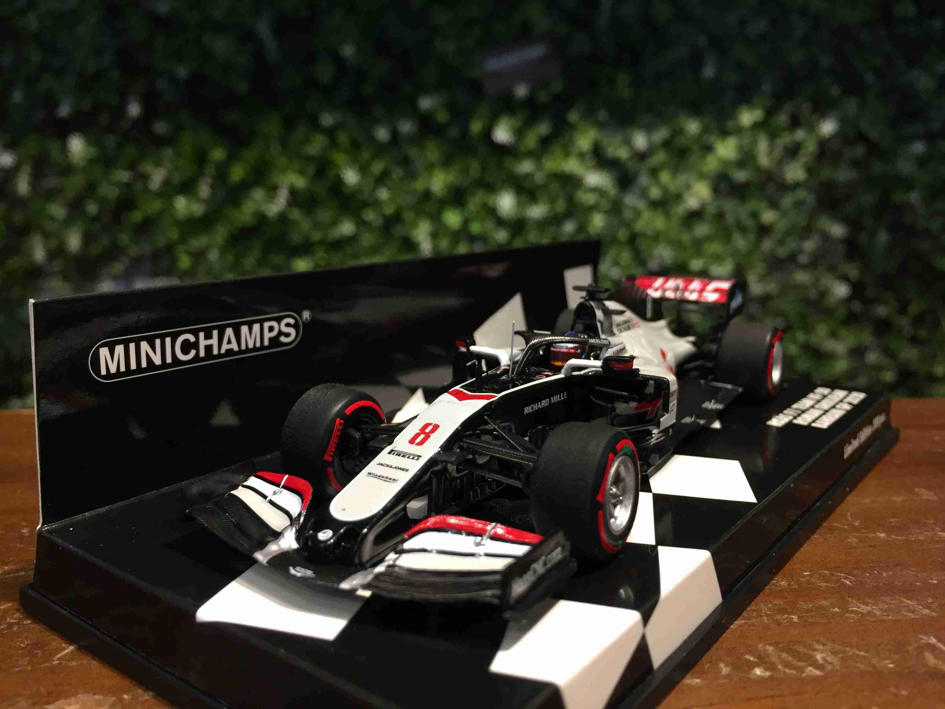 1/43 Minichamps R.Grosjean HAAS F1 VF-20 2020 417201508【MGM】