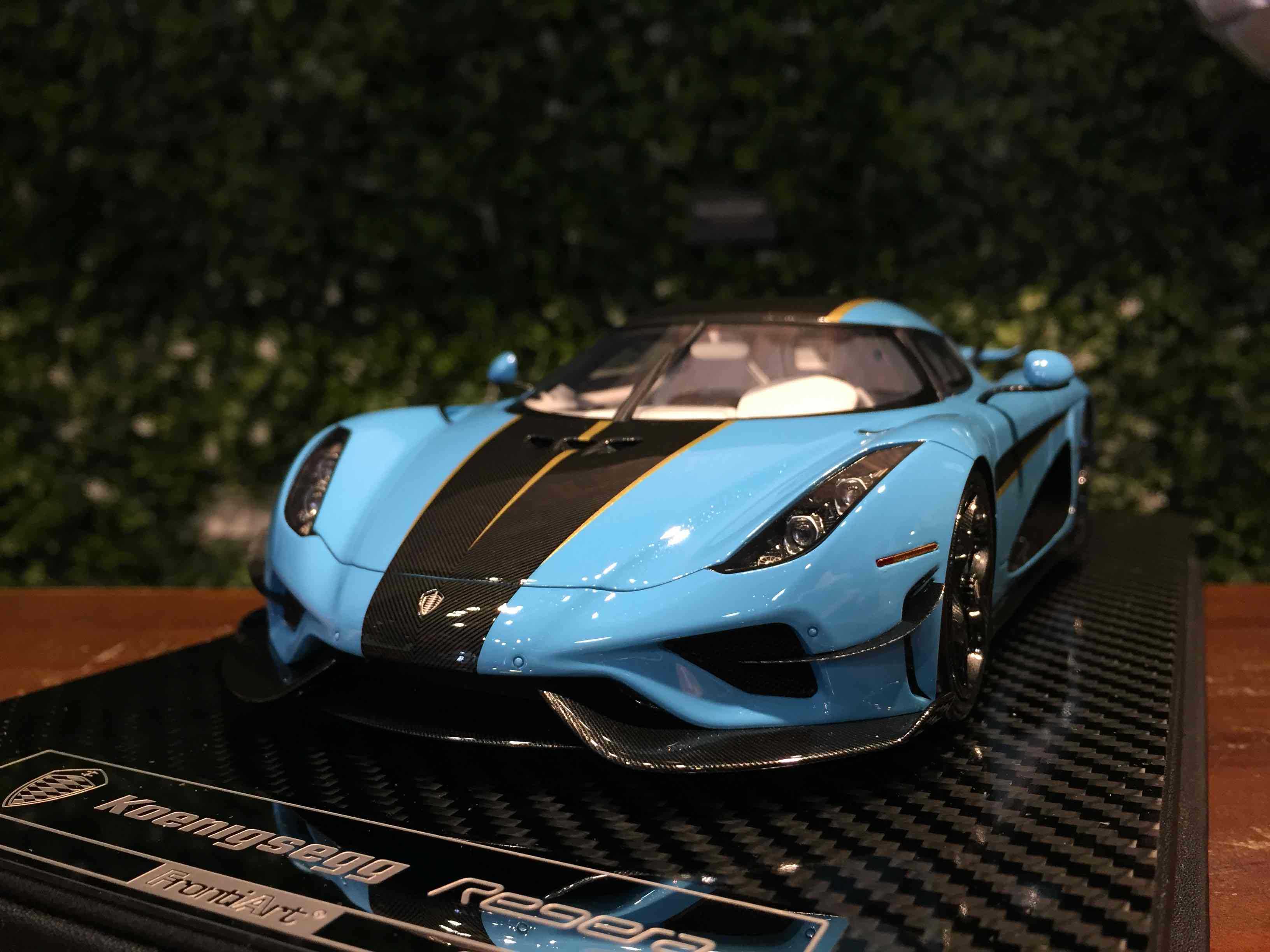 Frontiart Koenigsegg Regera Pearl Blue F Mgm Max Gear Model