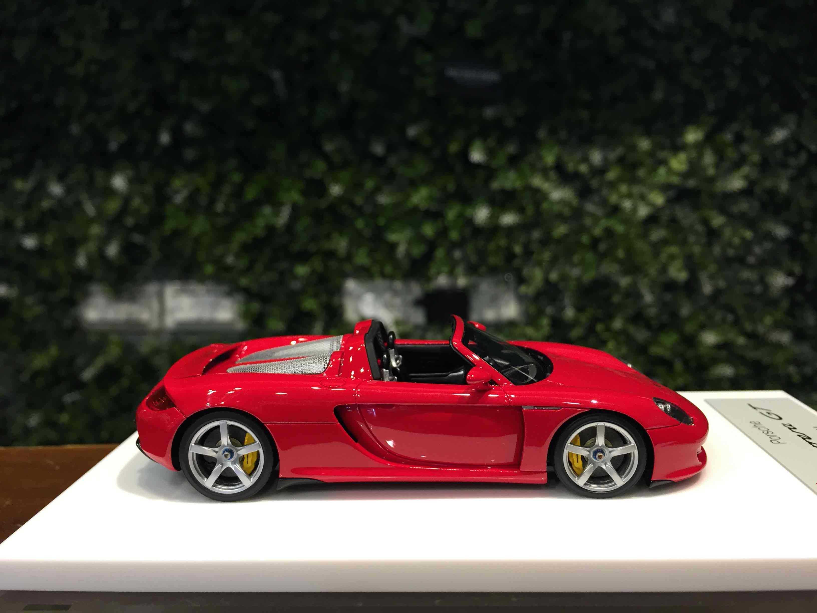 1/43 MakeUp Porsche Carrera GT 2004 Red EM566C【MGM】