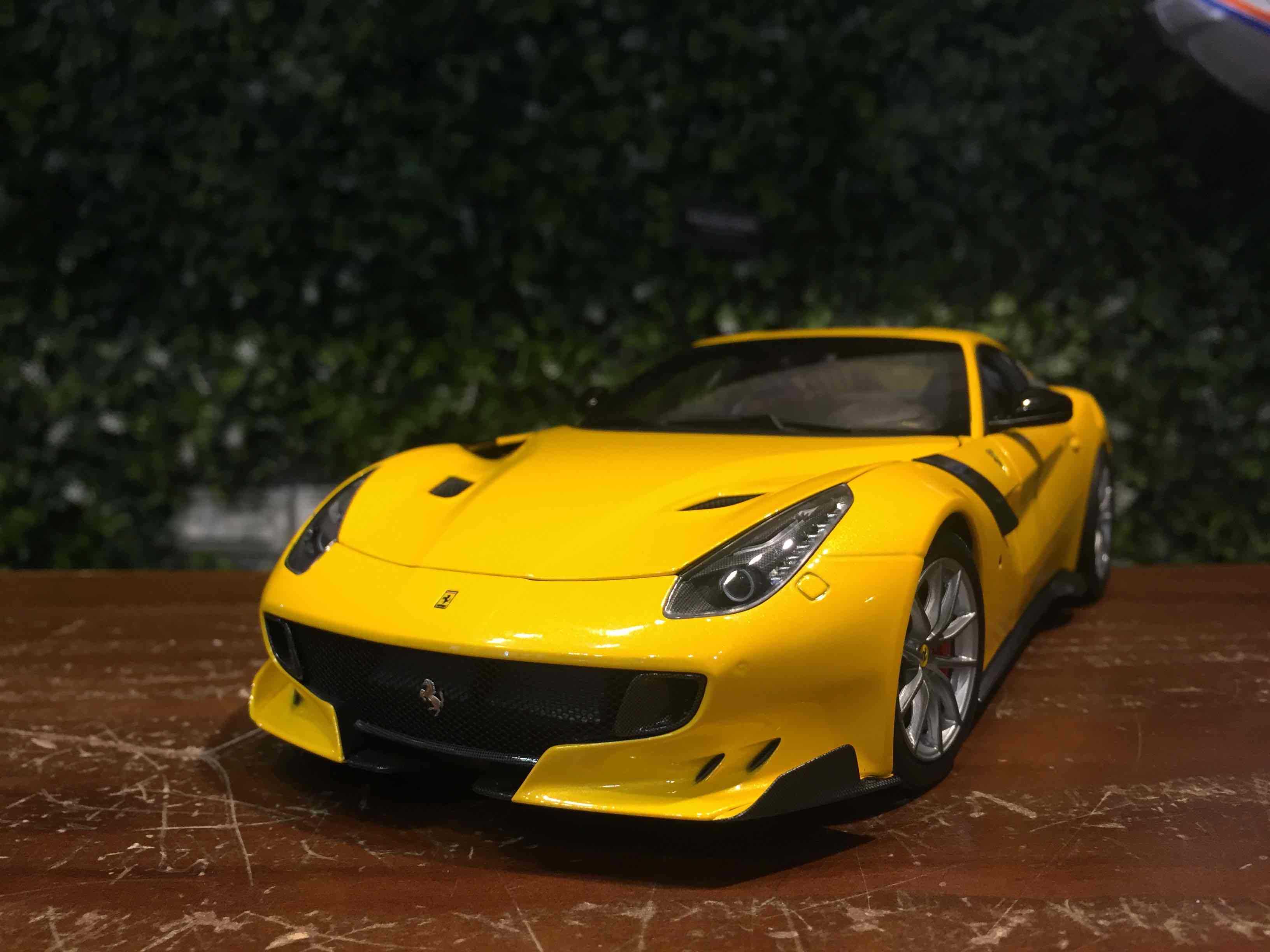 1/18 BBR Ferrari F12 TDF Giallo Tri-Strato BBR182100【MGM】