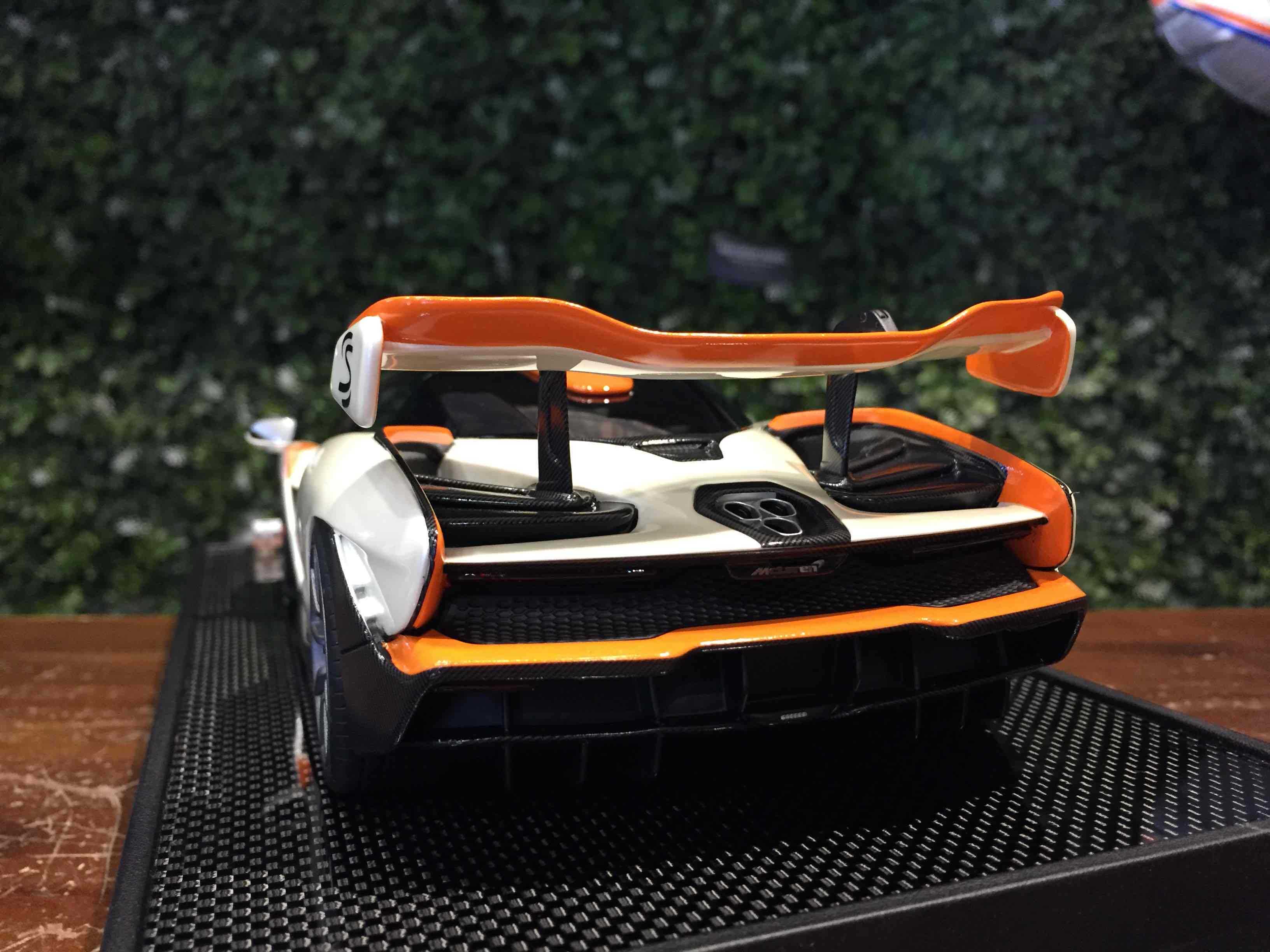 1/18 IVY McLaren Senna White/Orange IV1805WH【MGM】