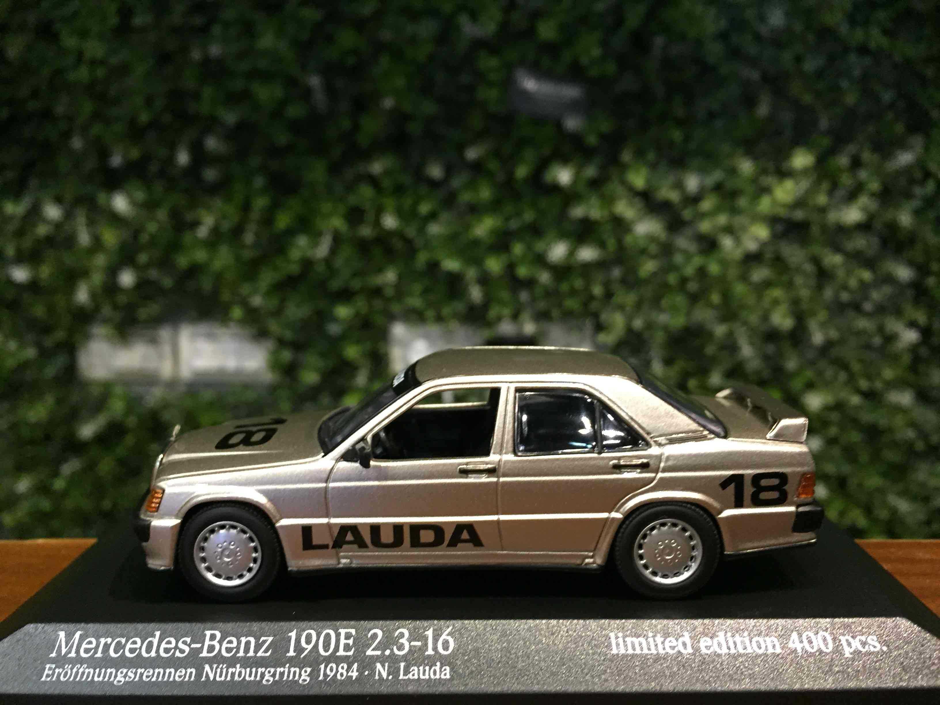 1/43 Minichamps Mercedes 190E 2nd N.Lauda 943035604【MGM】