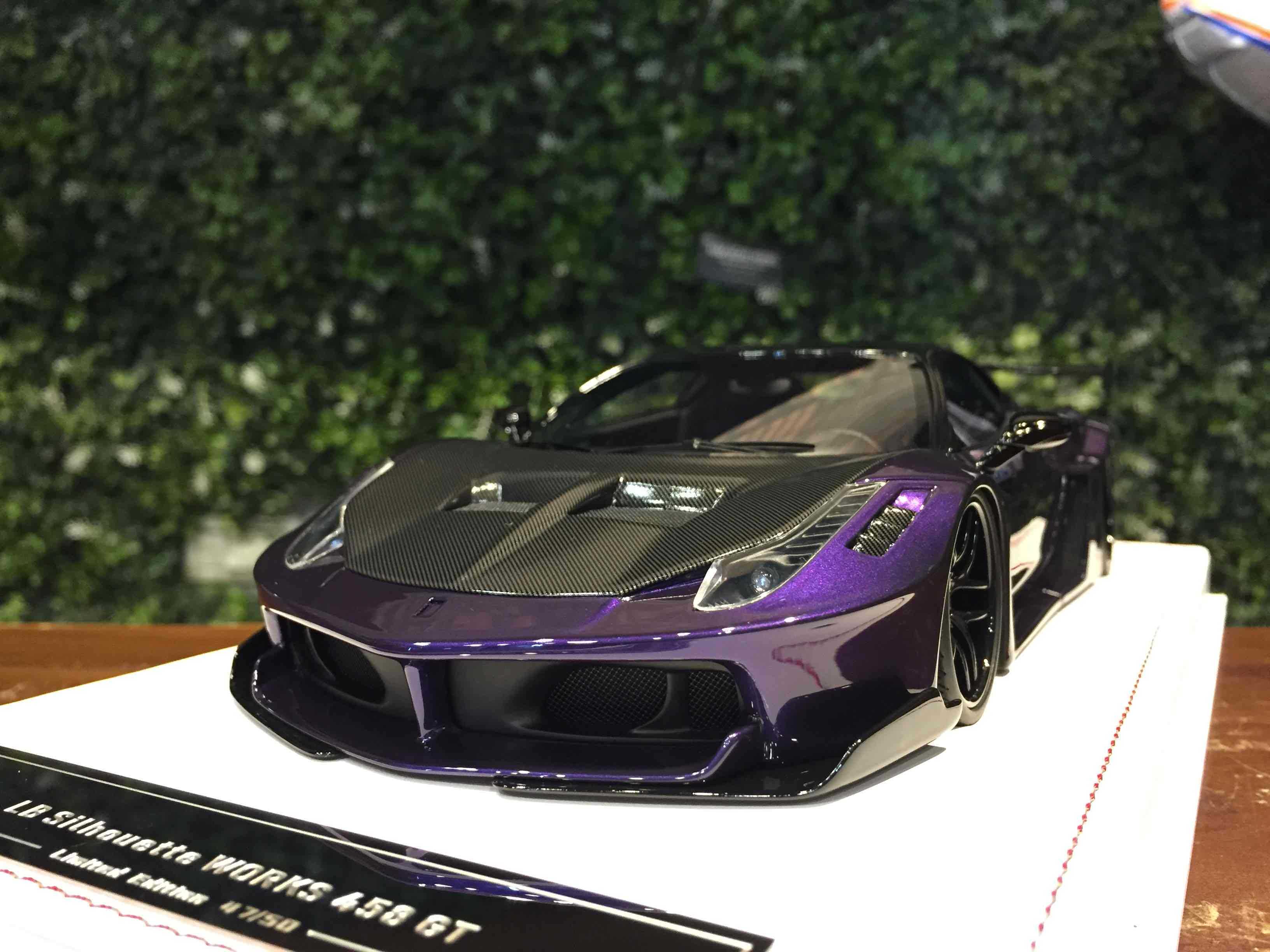 1/18 IVY LBWK Ferrari 458 GT Purple【MGM】