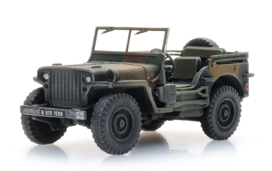 Mini 現貨 Artitec 6870582 HO規 FR M201 霍奇基斯吉普迷彩