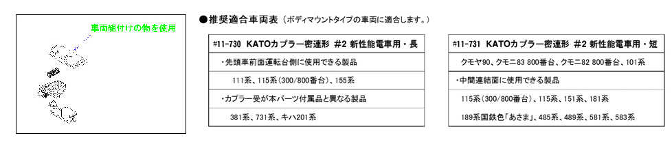 Mini 現貨kato 11 730 N規密連形 2 連結勾 長 新性能電車用 微縮世界 線上購物 有閑娛樂電商