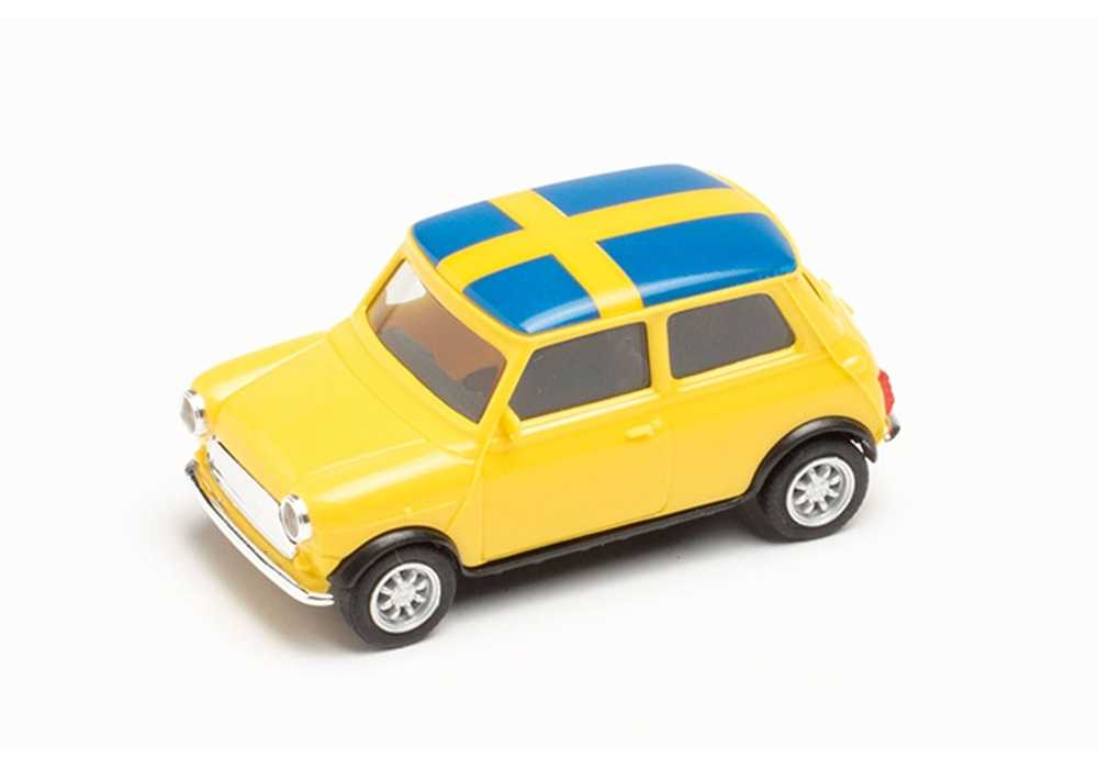 Mini 現貨 Herpa 420723 HO規 Mini Cooper EM 2021 瑞典 汽車