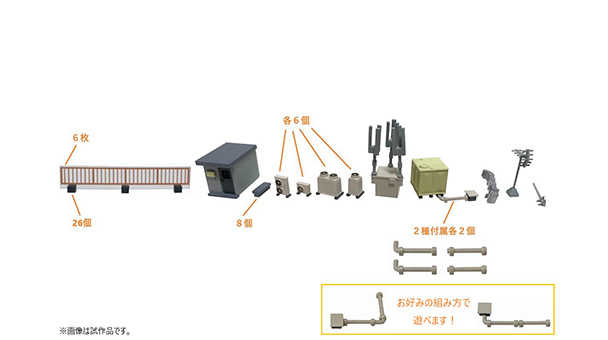 Mini 現貨 Tomytec 情景小物 134 N規 屋上小物