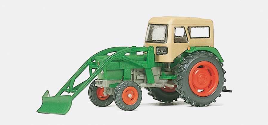 Mini 現貨 Preiser 17924 HO規 D6206 農用拖拉機 掃雪機