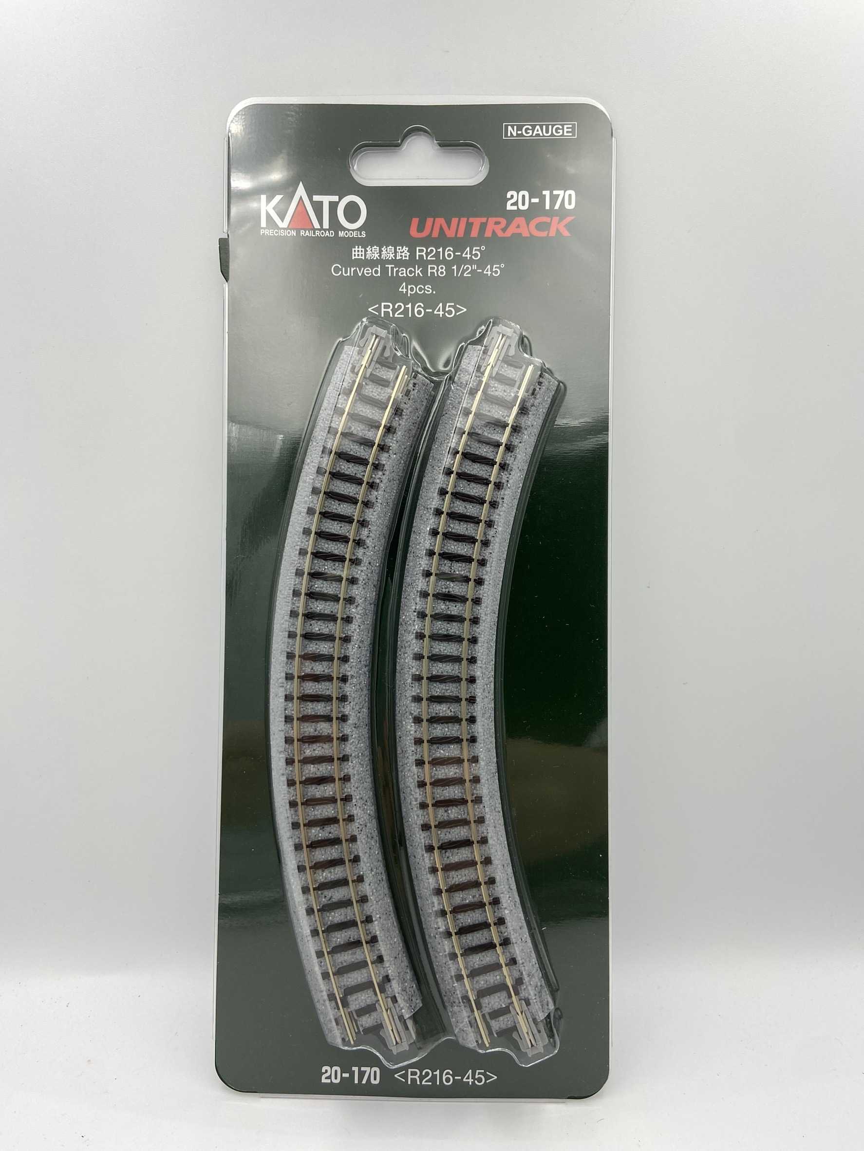 Mini 現貨 Kato 20-170 N規 R216 45度 彎軌