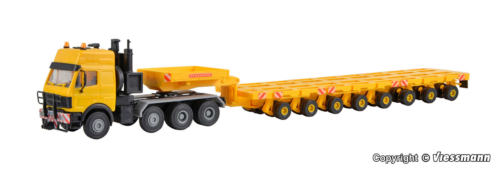 Mini 預購中 Kibri 13552 HO規 卡車.附平板拖車.套件