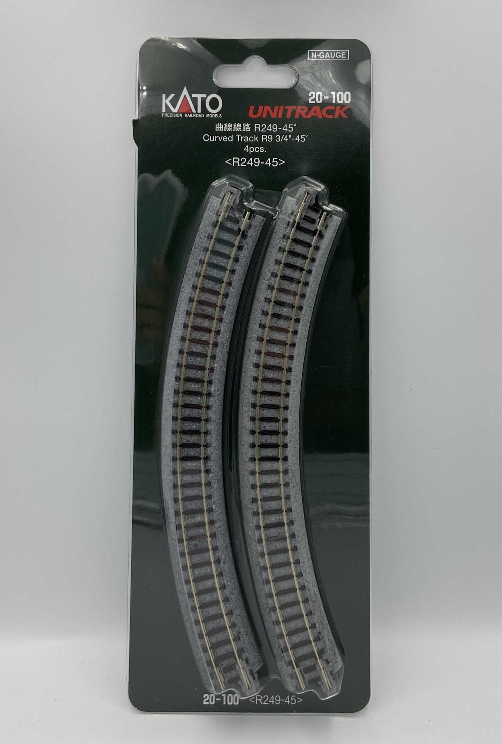 Mini 預購中 Kato 20-100 N規 曲線線路 R249mm 45度
