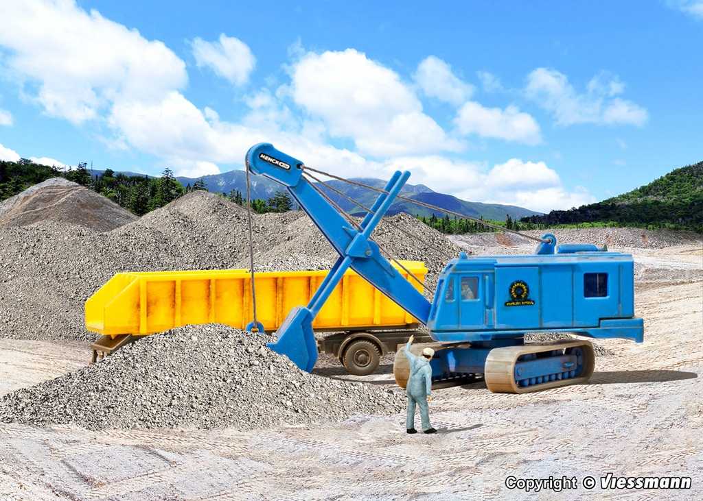 Mini 現貨 Kibri 19100 N規 MENCK 正鏟式挖掘機 組裝模型