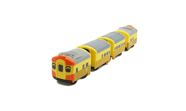 Mini 現貨 鐵支路 QV002T1 EMU100 迴力列車