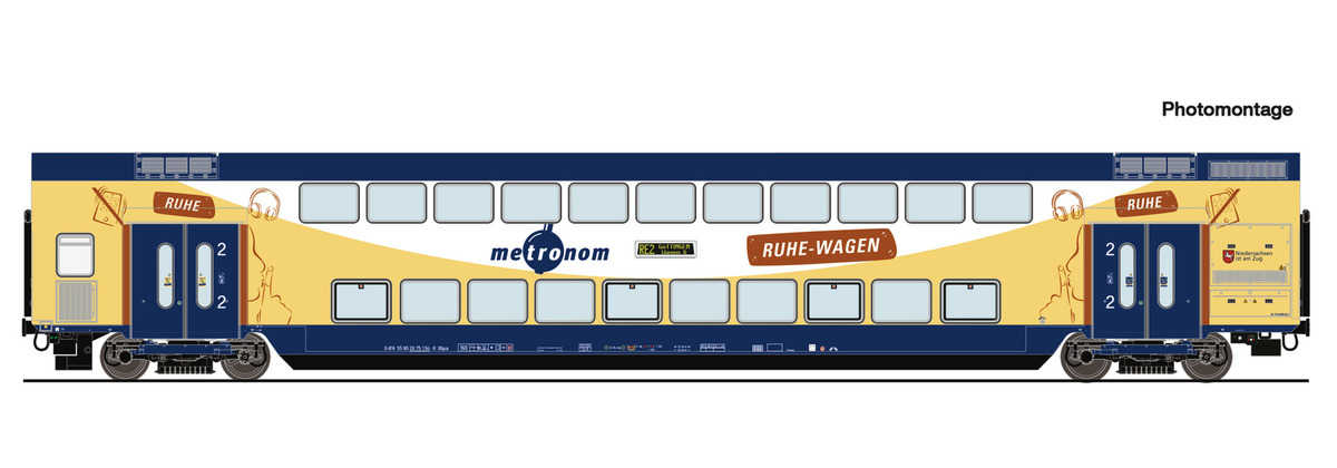 Mini 預購中 Roco 6200107 HO規 二等雙層客車廂