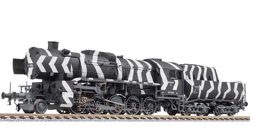 Mini 現貨 Liliput L131503  HO規 冬季迷彩蒸汽車