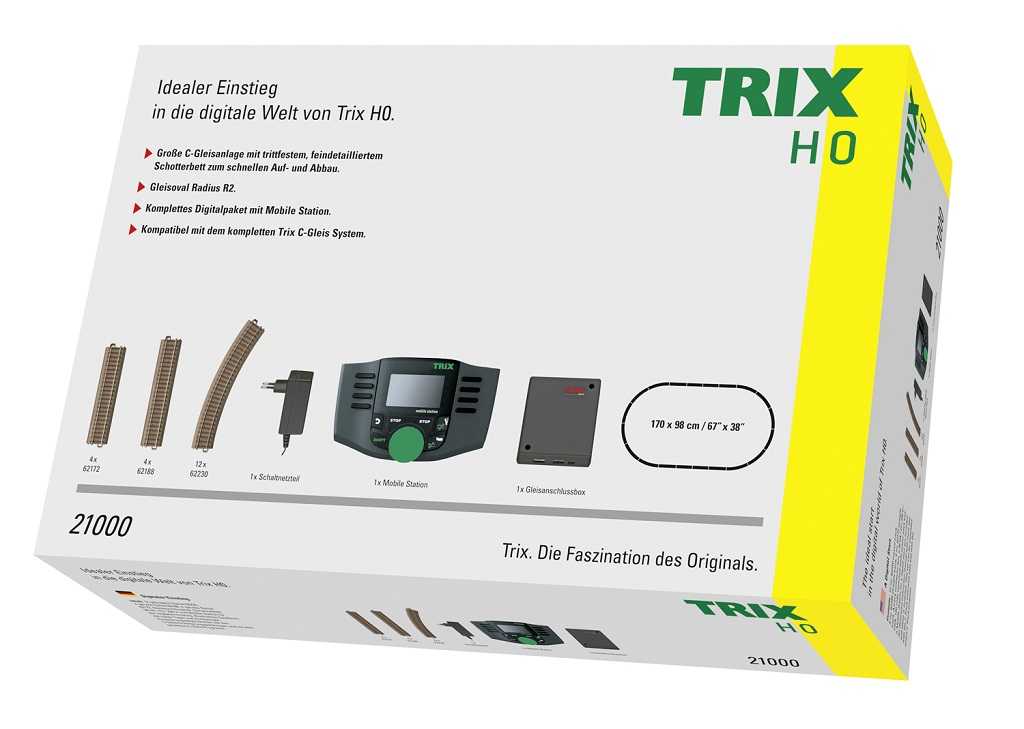 Mini 現貨 Trix 21000 HO規 數位控制器+軌道組