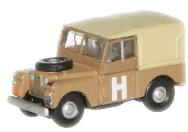 Mini 現貨 Oxford NLAN188002 1:148 軍用吉普車.黃