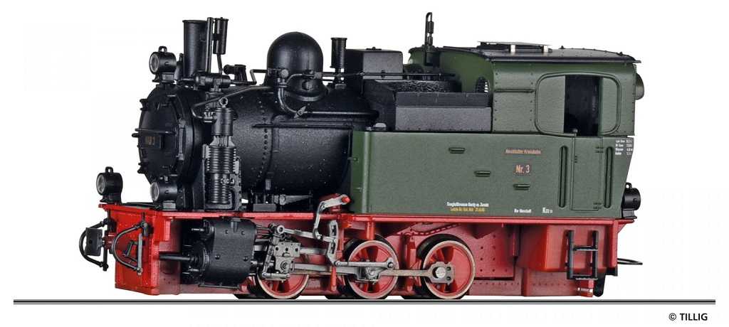 Mini 預購中 Tillig 02974 HOe規 No. 3 of the NWE 蒸汽車