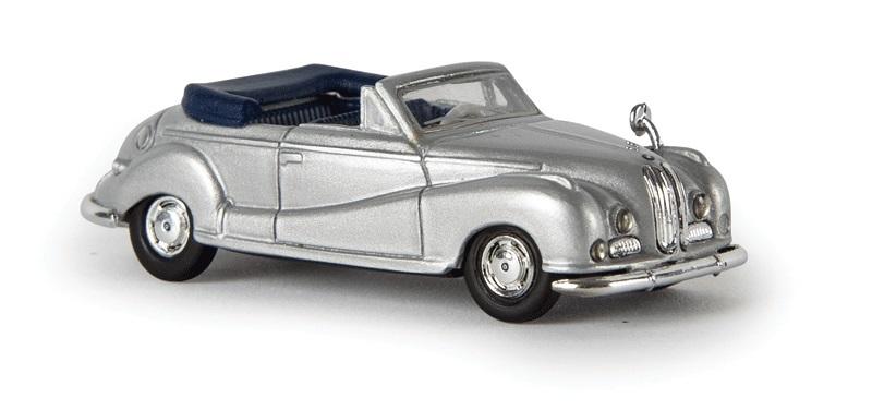 Mini 特價優惠 Brekina 24502 HO規 BMW 502 Cabrio silver