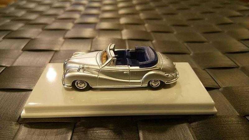 Mini 特價優惠 Brekina 24502 HO規 BMW 502 Cabrio silver
