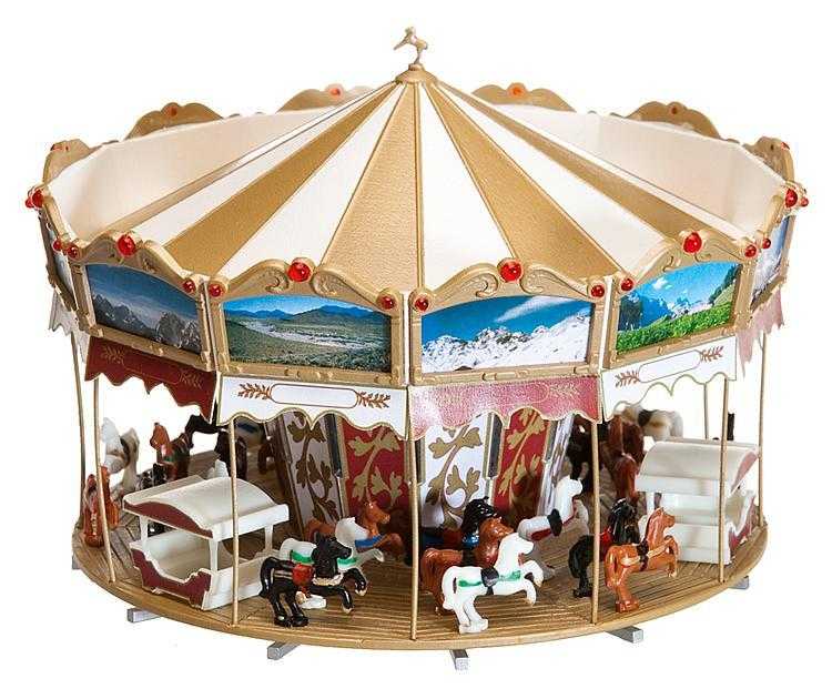 Mini 現貨 Faller 140316 HO規 Children's Merry Go Round 旋轉木馬.含馬達