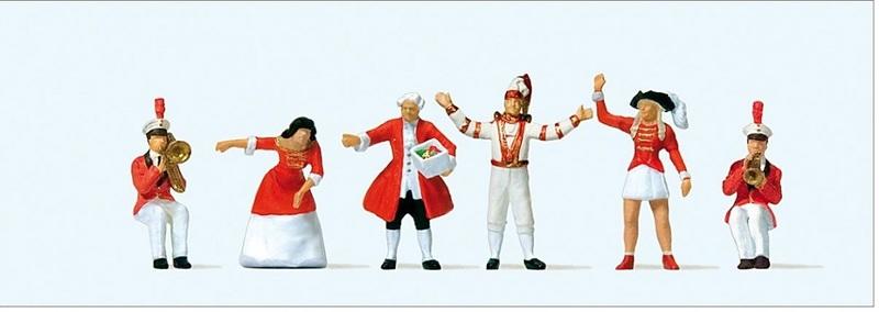 Mini 現貨 Preiser 24640 HO規 皇家樂隊人偶