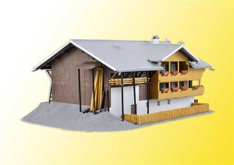 Mini 現貨 Kibri 38807 HO規 Farm in Simmentaler 西門特牛養殖場