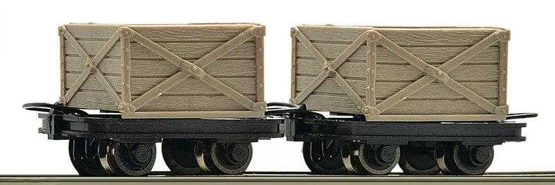 Mini 預購中 Roco 34603 HOe規 crate truck 兩輛載板條箱的貨車