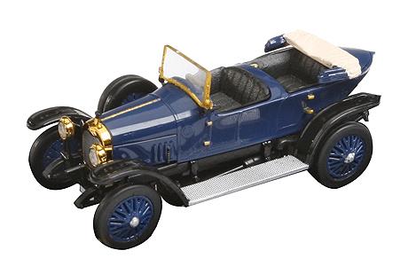 Mini 預購中 Ricko 38595 HO規 Audi Type C Alpensieger (1914) 古董敞篷 藍色
