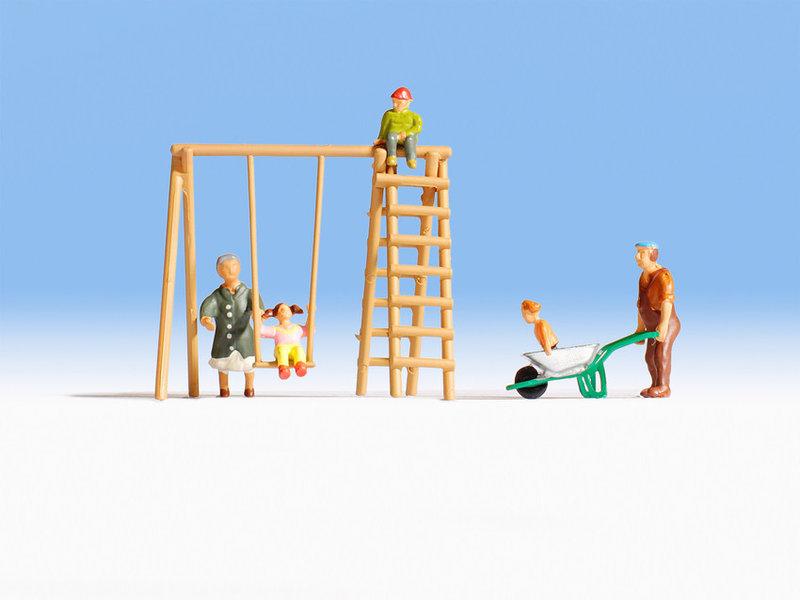 Mini 現貨 Noch 15589 HO規 Grandparents \u0026 Grandchildren 祖父母與孫子