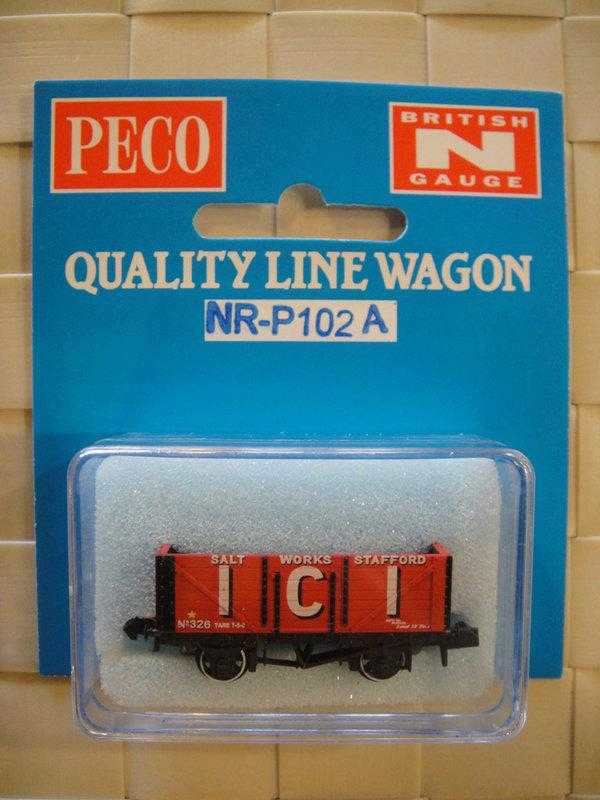Mini 預購中 Peco NR-P102A N規 Coal, 7 plank, I.C.I Salt Works