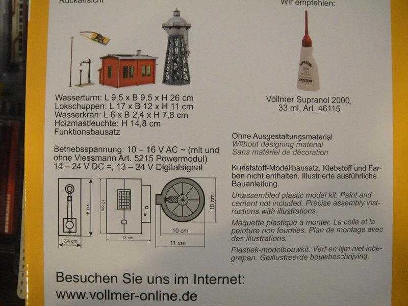Mini 現貨 Vollmer 43000 HO規 車站旁的裝置