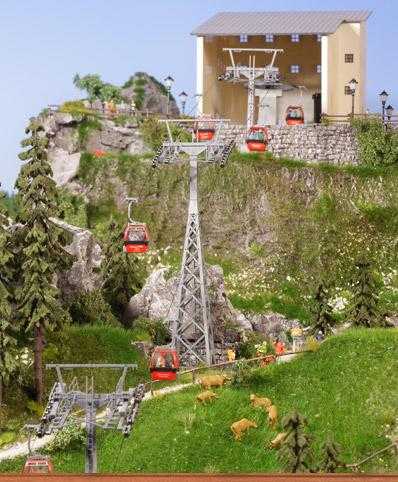 Mini 預購中 Brawa 6342 HO規 Hahnenkamm Cable Railway 奧地利纜車