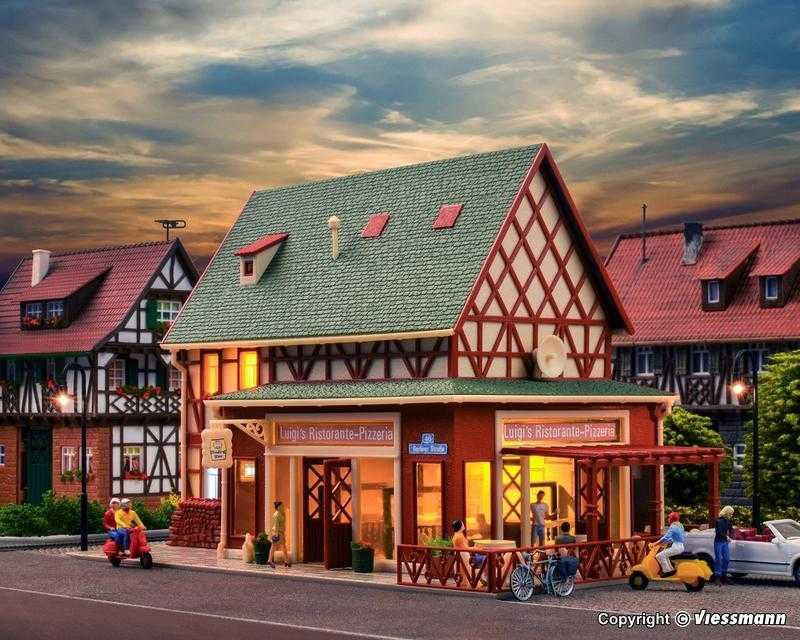 Mini 現貨 Vollmer 43681 HO規 Luigis 披薩餐廳